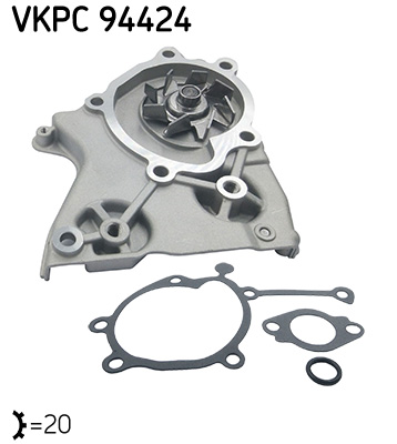 SKF VKPC 94424 Wasserpumpe, Motorkühlung